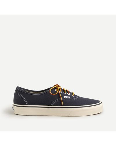 Vans ® For J.crew Washed Canvas Authentic Sneakers in Dark Navy (Blue ...