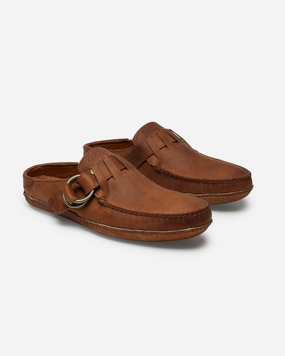 J.Crew Quoddy Ring Mules - Brown
