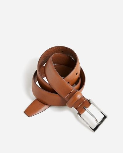 J.Crew Italian Leather Dress Belt - Brown
