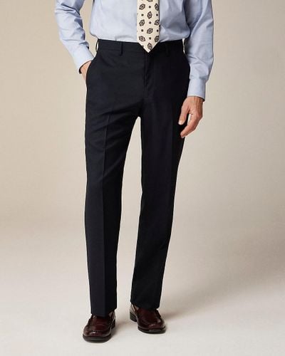 J.Crew Kenmare Relaxed-Fit Suit Pant - Blue
