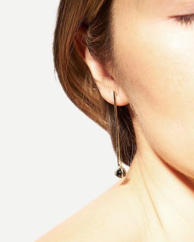 J.Crew Odette New York Klint Onyx Earrings - Natural