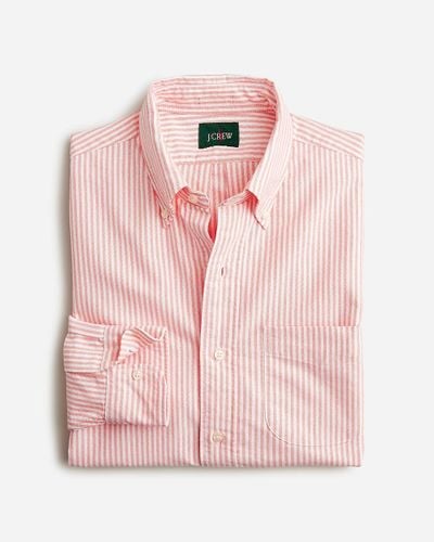 J.Crew Giant-Fit Oxford Shirt - Pink