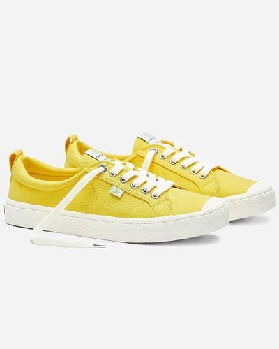 J.Crew Cariuma Oca Low Canvas Sneakers - Yellow
