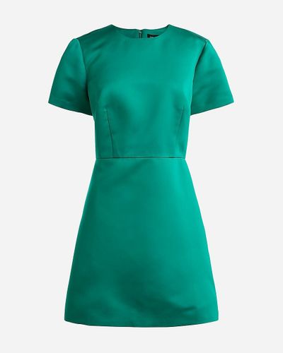 J.Crew Collection A-Line Mini Dress - Green