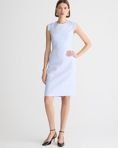 J.Crew Tall Resume Dress - Blue