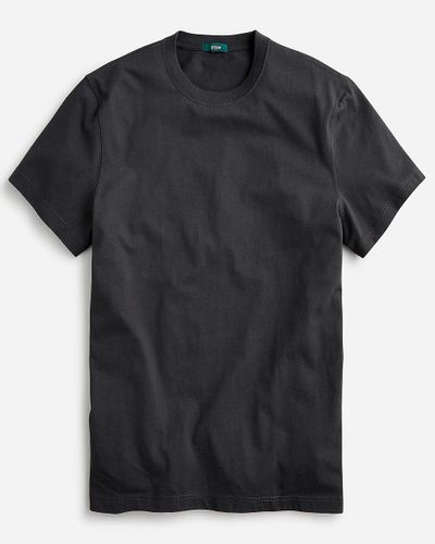 J.Crew Relaxed Premium-Weight Cotton No-Pocket T-Shirt - Black