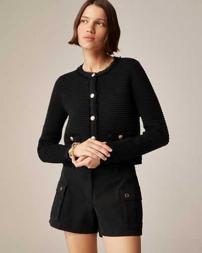 J.Crew Emilie Sweater Lady Jacket - Black