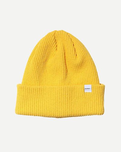 J.Crew Druthers Recycled Cotton Knit Beanie - Yellow