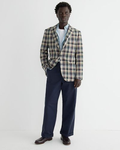 J.Crew Kenmare Relaxed-Fit Blazer - Blue