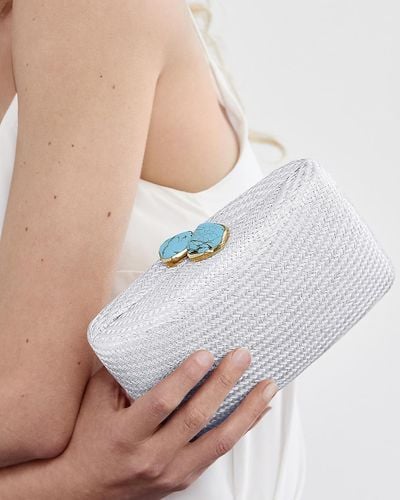 J.Crew Kayu Jen Clutch - White