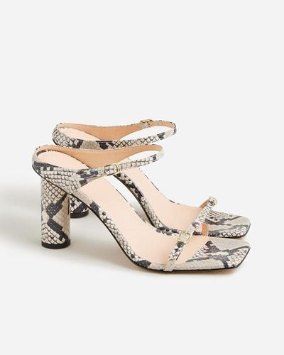 J.Crew Rounded-Heel Sandals - Natural