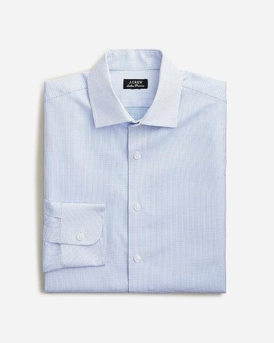 J.Crew Slim-Fit Ludlow Premium Fine Cotton Dress Shirt - Blue