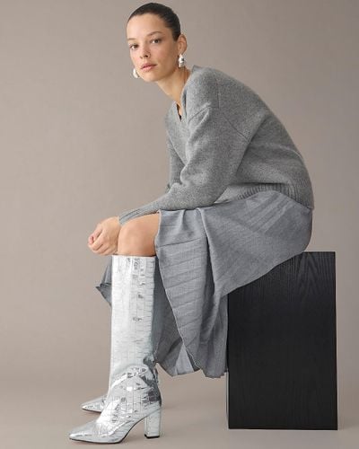 J.Crew Collection Limited-Edition Knee-High Boots - Gray