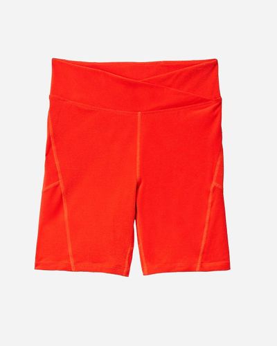 J.Crew Alala Tied-Bow Short - Red