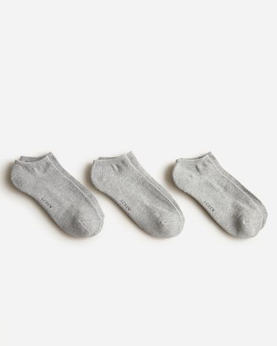 J.Crew Athletic Socks Three-Pack - Gray
