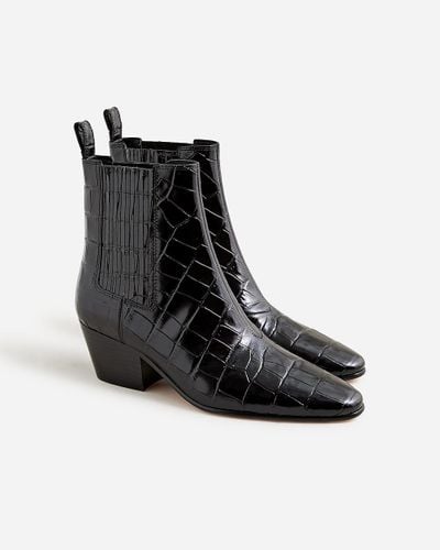 J.Crew Piper Ankle Boots - Black