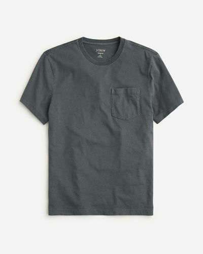 J.Crew Relaxed Broken-In Pocket T-Shirt - Gray