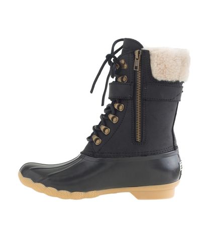 sperry shearwater black