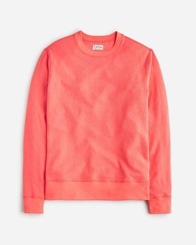 J.Crew Long-Sleeve Textured Sweater-Tee - Pink