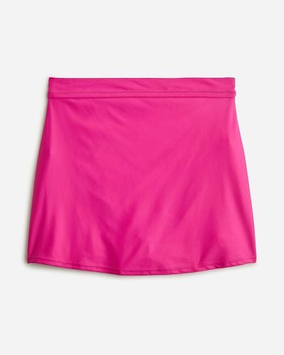 J.Crew Heritage Swim Skirt In Classic Stripe - Pink