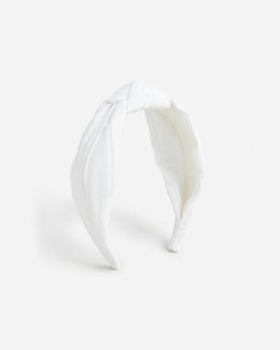 J.Crew Knot Headband - White