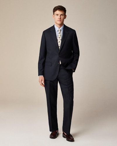 J.Crew Kenmare Relaxed-Fit Suit Jacket - Blue