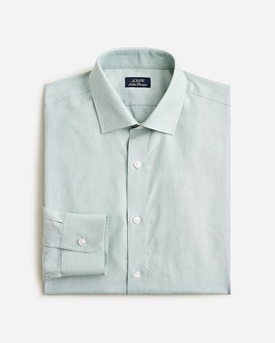 J.Crew Ludlow Premium Fine Cotton Dress Shirt - Blue
