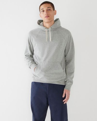J.Crew Tall Lightweight French Terry Hoodie - Gray