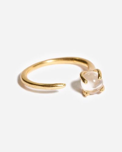 J.Crew Odette New York Klint Ring With Stone Sphere - Natural