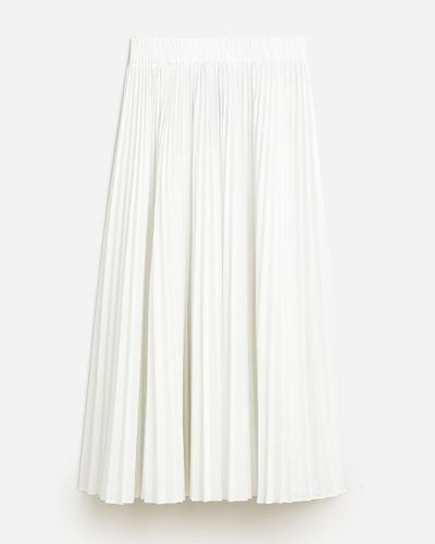J.Crew Gwyneth Pleated Skirt - White
