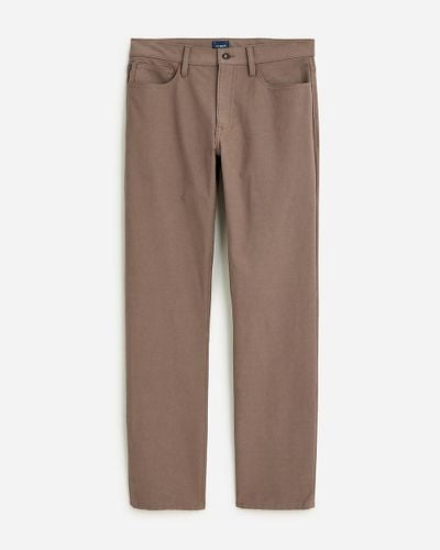 J.Crew 770 Straight-Fit Five-Pocket Midweight Tech Pant - Brown