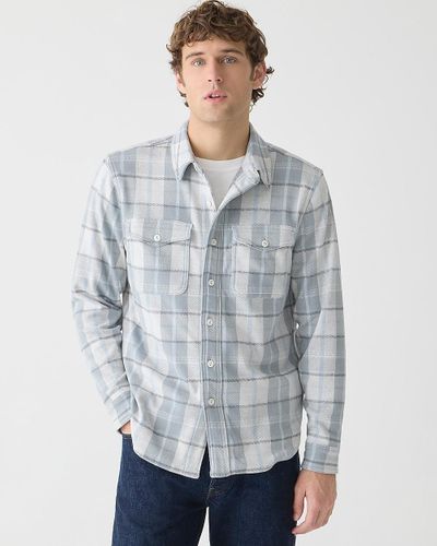 J.Crew Seaboard Soft-Knit Shirt - Gray