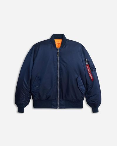 J.Crew Alpha Industries Ma-1 Flight Jacket - Blue