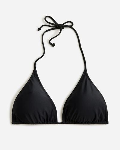 J.Crew Perfect String Bikini Top - Black