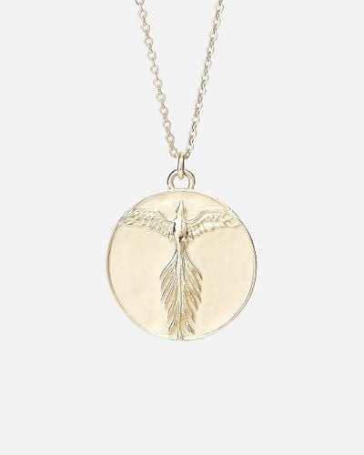 J.Crew Talon Jewelry Phoenix Pendant Necklace - Metallic