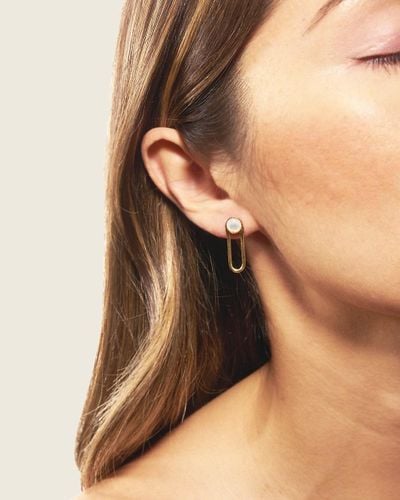 J.Crew Odette New York Aura Mother-Of-Pearl Earrings - Natural