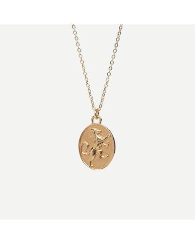 J.Crew Talon Jewelry Zodiac Pendant Necklace - Metallic