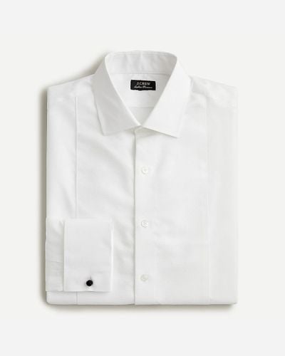 J.Crew Ludlow Premium Bib Tuxedo Shirt - White