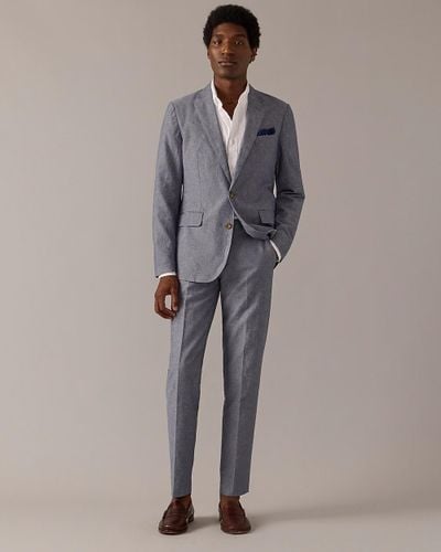 J.Crew Ludlow Slim-Fit Unstructured Suit Jacket - Gray