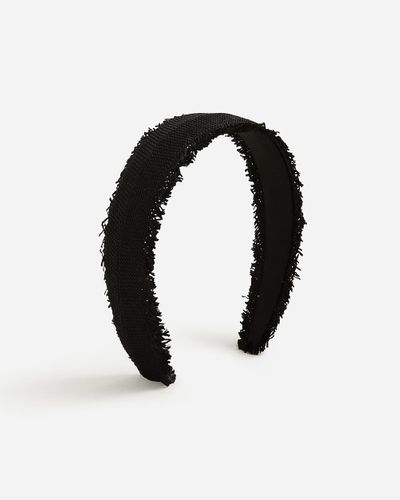 J.Crew Canvas Headband - Black