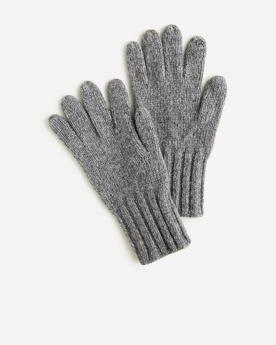 J.Crew Lambswool-Blend Gloves - Gray