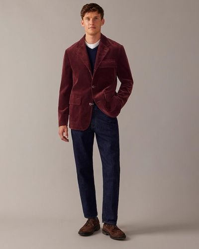 J.Crew Relaxed-Fit Blazer - Red