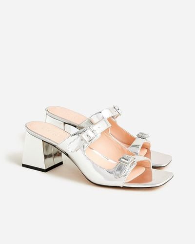 J.Crew Layne Buckle Sandals - Natural