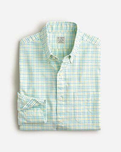 J.Crew Broken-In Organic Cotton Oxford Shirt - Green