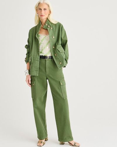 J.Crew Relaxed Cargo Pant - Green