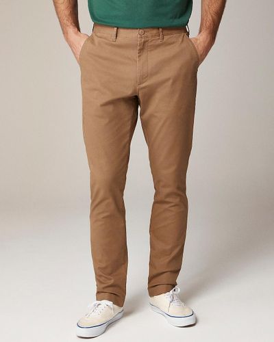 J.Crew 1040 Athletic Tapered-Fit Stretch Chino Pant - Brown