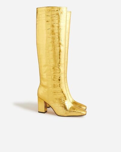 J.Crew Collection Limited-Edition Knee-High Boots - Yellow