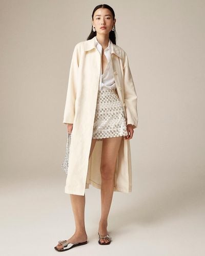 J.Crew Collection Lightweight Trench Coat - Natural