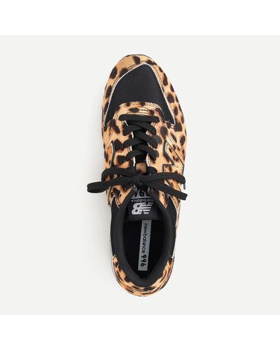 X J.crew 996 Sneakers In Leopard Calf 