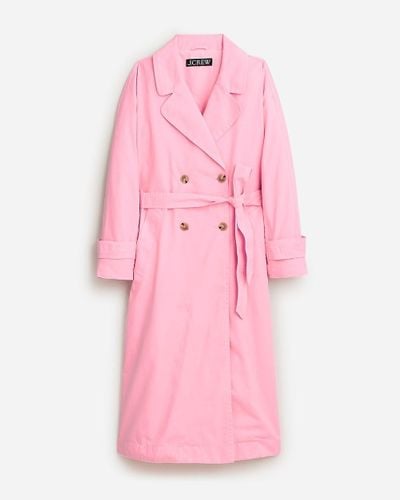J.Crew Relaxed Heritage Trench Coat - Pink